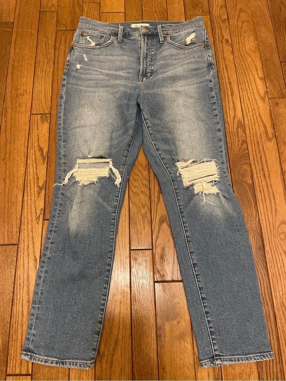 Madewell The Perfect Vintage Jean High Waisted Straight Leg Denim Jeans 28